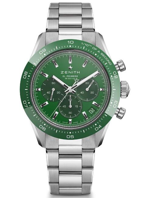 Replica Zenith Watch Chronomaster Sport Green 03.3113.3600/04.M3100